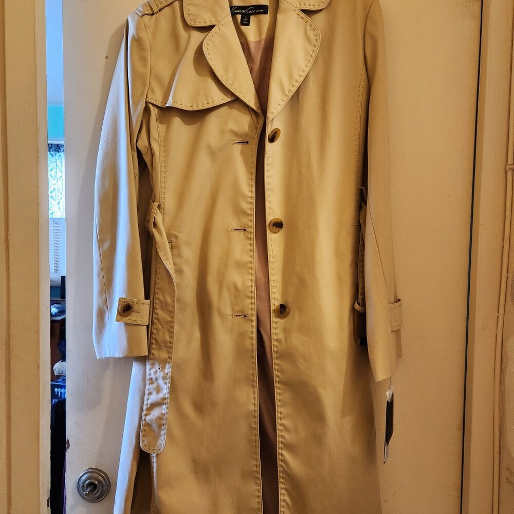 Kenneth Cole Vintage Tan Trench Coat